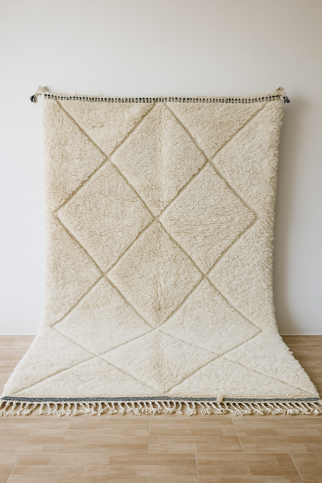 Tapis Berbère Beige | Laine Naturelle, Déco Scandinave et Minimaliste