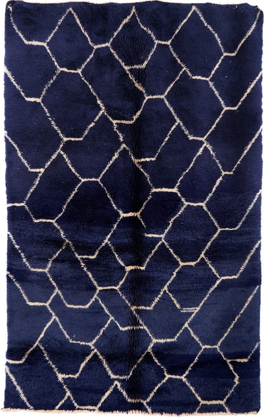 tapis berbère bleu