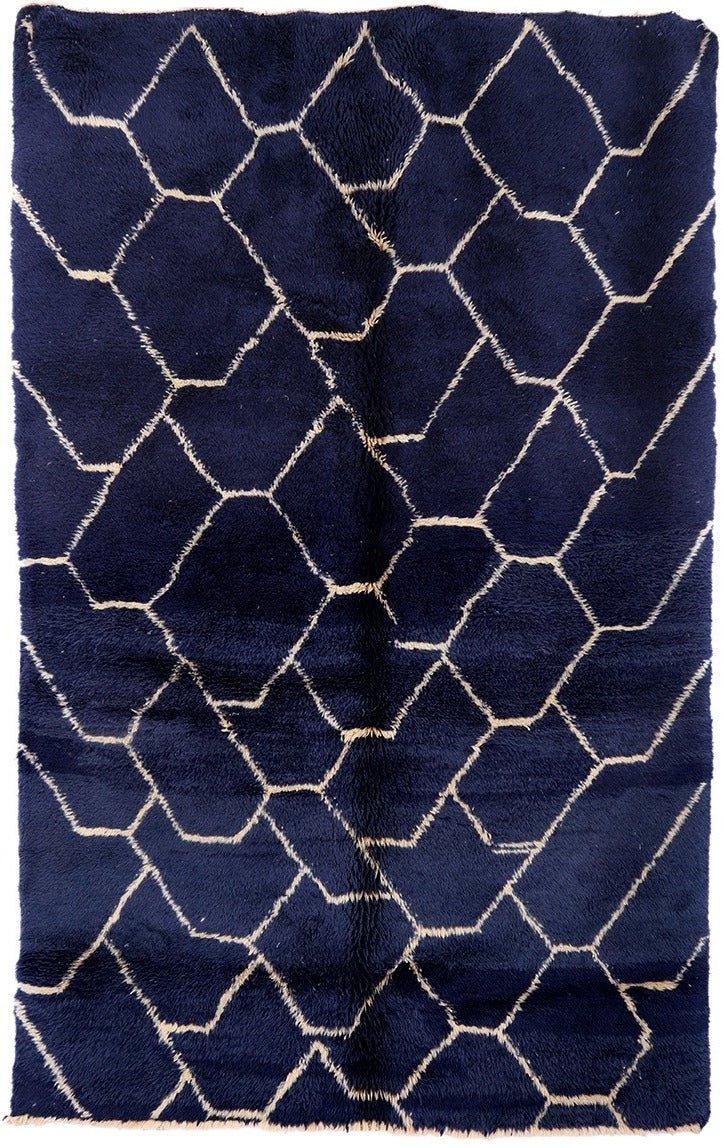 tapis berbère bleu