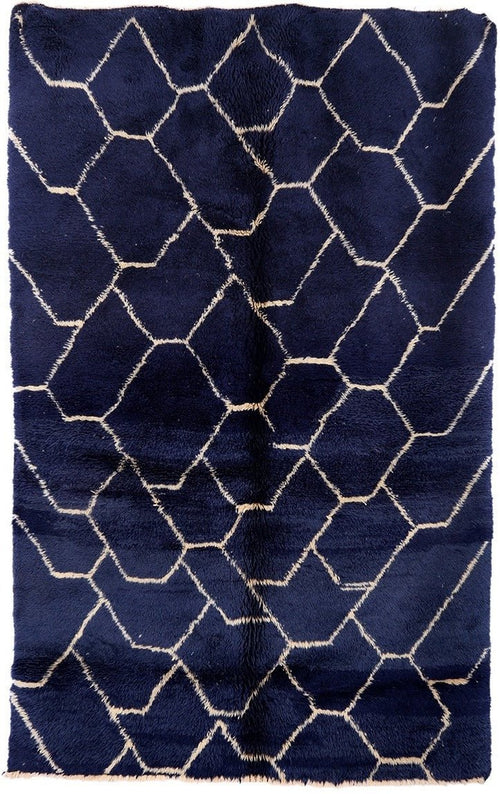 tapis berbère bleu